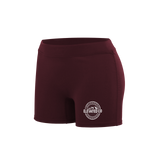 Elevated Women's Fitness Shorts- Red Diesel Red