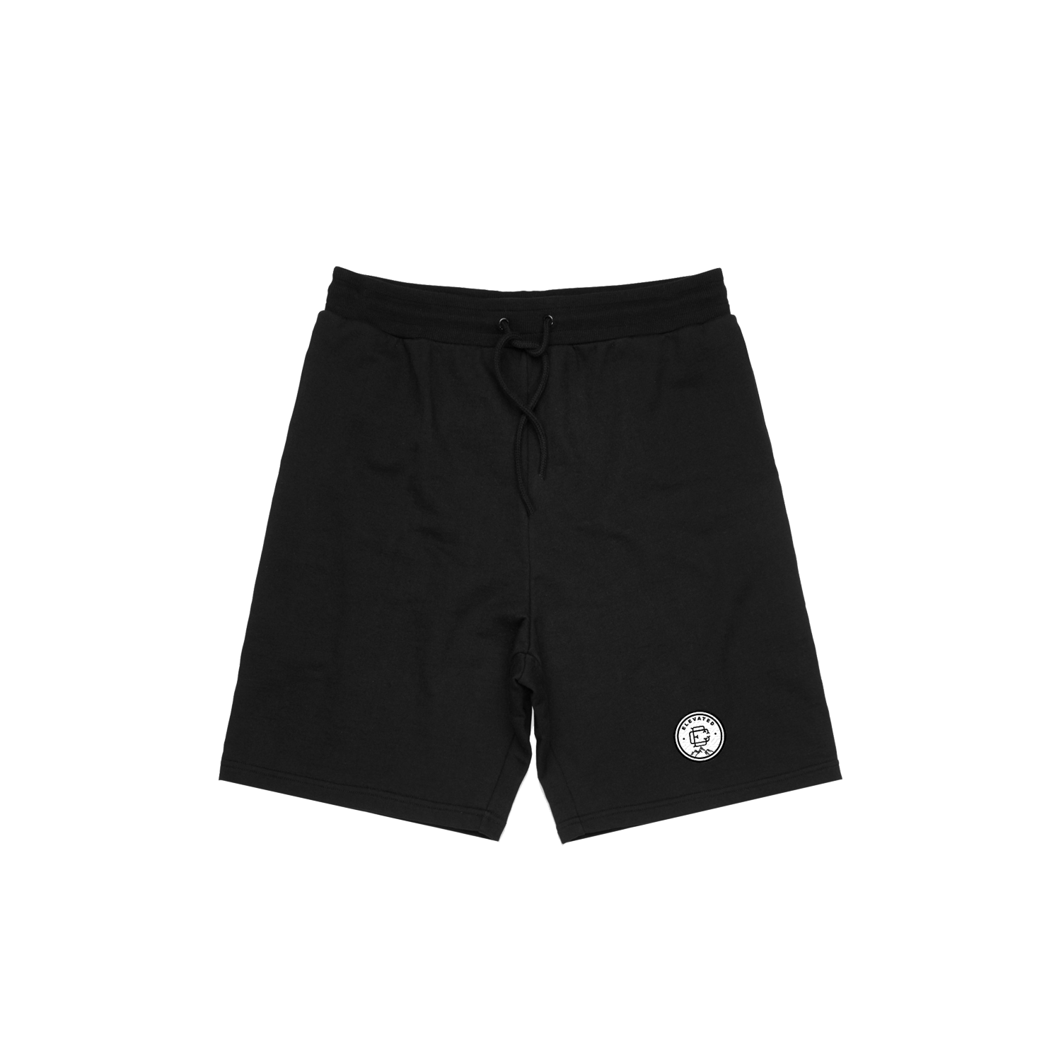 Elevated Premium Cotton Fitness Shorts- Black Widow Black (SOLD OUT)