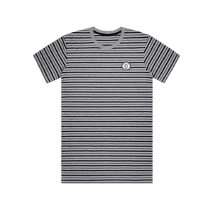 Elevated Stripped Tee - Dark Shadow Haze Grey/Black (SOLD OUT)
