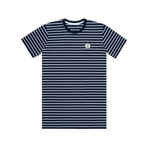 Elevated Stripped Tee - Blueberry Yum Yum Blue/White (SOLD OUT)
