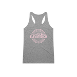 Elevated Women's Tank Top - Grey/Pink Candy Kush